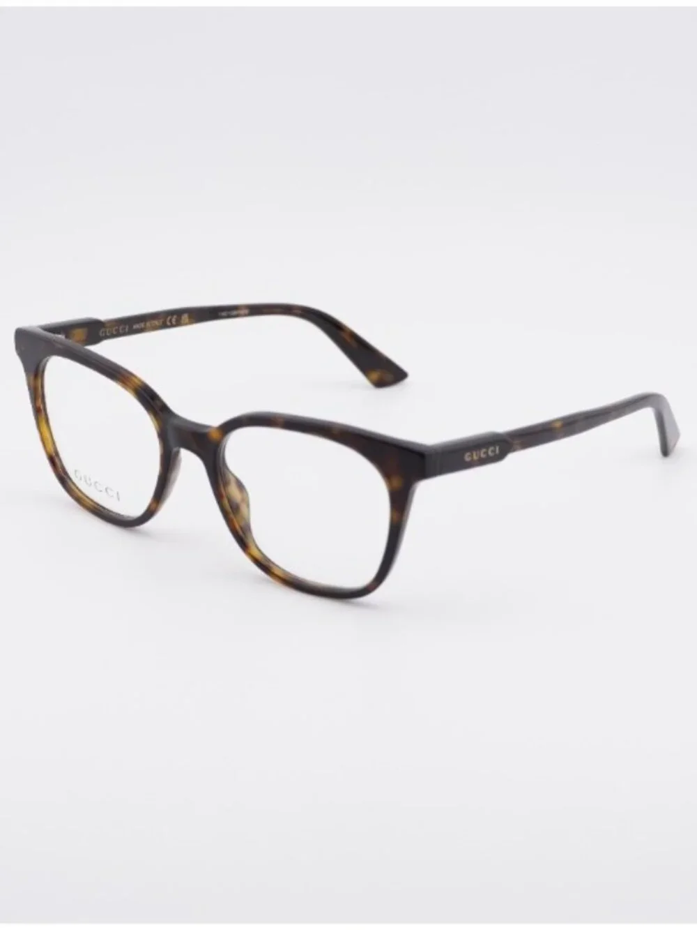 Gucci GG1821O 002 Eyeglasses Havana 51mm Square Frame